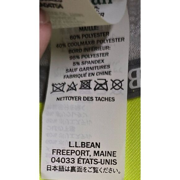 L.L.Bean Neon Yellow "Epic Running" Hat OSFA Adjustable Reflective Activewear - Picture 5 of 8